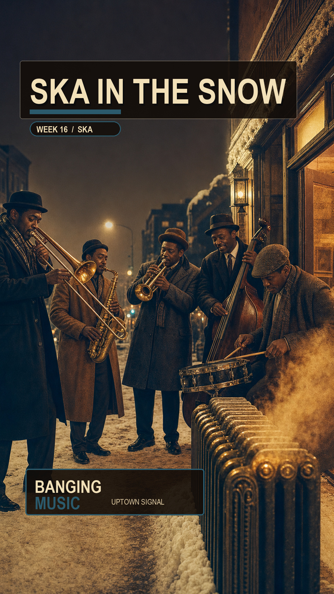 Ska in the Snow cover